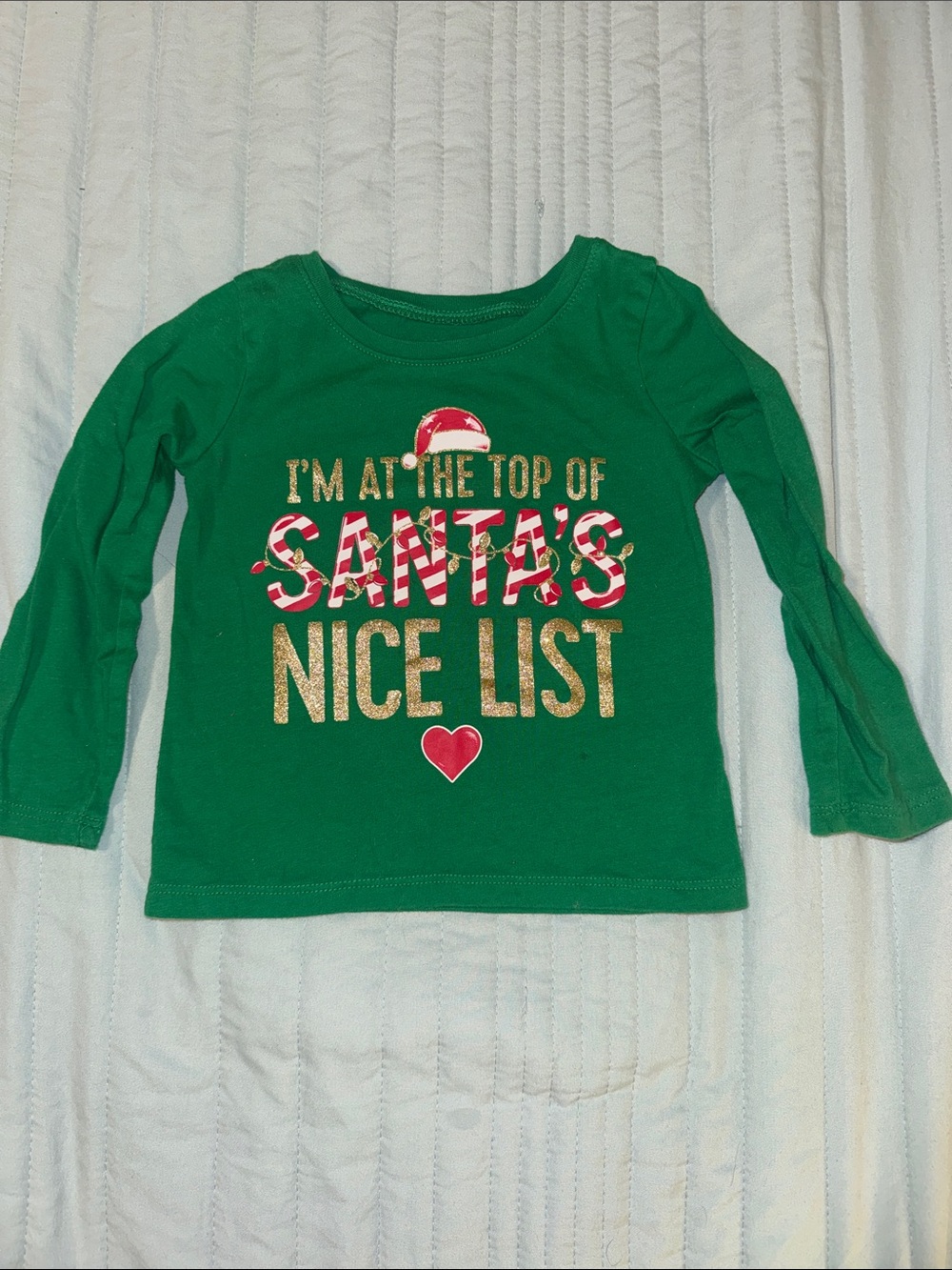 Santa’s Nice List Toddler Graphic Tee